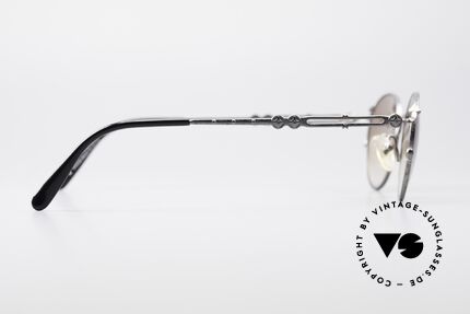 Jean Paul Gaultier 55-4177 Designer Panto Sonnenbrille, die Sonnengläser können durch optische ersetzt werden, Passend für Herren und Damen