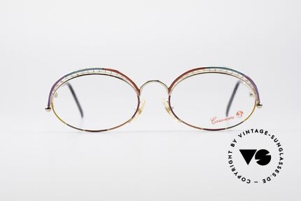 Casanova TSC1 80er Kunst Brillenfassung, venezianisches Design in Anlehnung an das 18. Jh., Passend für Damen