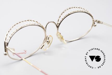 Casanova TSC1 80er Kunst Brillenfassung, einzigartige vintage Brille in ungetragenem Zustand, Passend für Damen