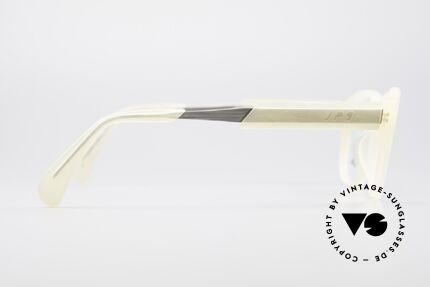 Jean Paul Gaultier 55-1071 Transparente Vintage Brille, die Demogläser können ggf. beliebig ersetzt werden, Passend für Herren und Damen