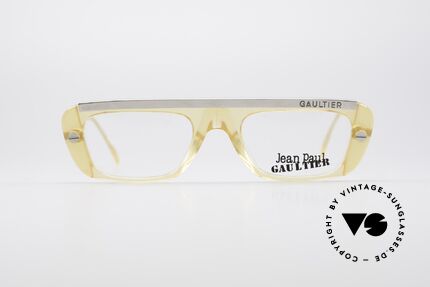 Jean Paul Gaultier 55-0771 Markante Vintage Brille, stabiles Gestell mit großartiger Materialkombination, Passend für Herren und Damen