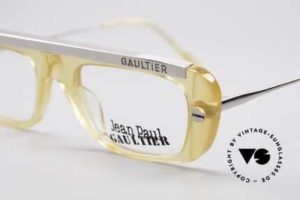 Jean Paul Gaultier 55-0771 Markante Vintage Brille, ungetragen, NOS (wie alle unsere alten JPG Brillen), Passend für Herren und Damen