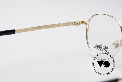 Jean Paul Gaultier 55-3183 Vergoldete Titanium Brille, die Fassung ist beliebig (optisch / Sonne) verglasbar, Passend für Herren und Damen