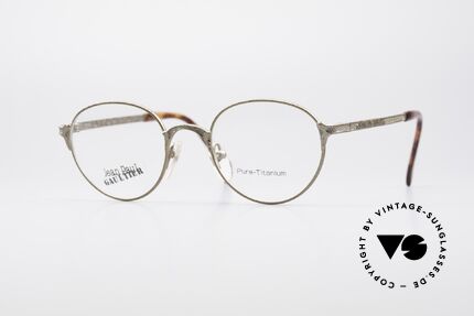 Jean Paul Gaultier 55-3183 JPG Titanium Designerbrille, kostbare Jean Paul GAULTIER vintage Titanium-Brille, Passend für Herren und Damen
