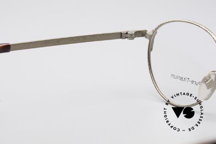 Jean Paul Gaultier 55-3183 JPG Titanium Designerbrille, die Fassung ist beliebig (optisch / Sonne) verglasbar, Passend für Herren und Damen