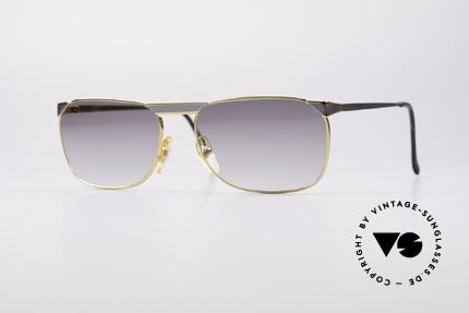 Casanova MC3 24KT Goldplattierte Fassung, italienische 1980er Vintage-Sonnenbrille von Casanova, Passend für Herren