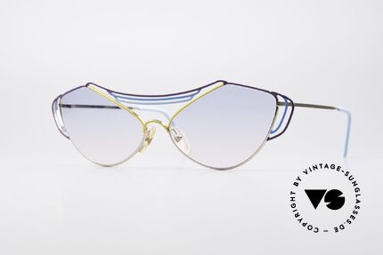 Casanova LC9 80er Kunst Sonnenbrille, zauberhafte CASANOVA Sonnenbrille von circa 1985, Passend für Damen
