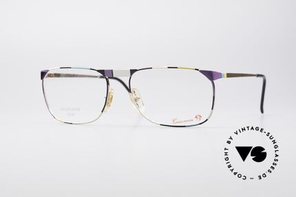 Casanova MC3 24KT Goldplattierte Brille, italienische 1980er Vintage-Brillenfassung v. Casanova, Passend für Herren und Damen