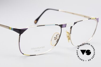 Casanova MC3 24KT Goldplattierte Brille, KEINE Retrobrille, sondern ein kostbares 80er Original!, Passend für Herren und Damen