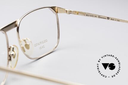 Casanova MC3 24KT Goldplattierte Brille, die Fassung kann natürlich auch optisch verglast werden, Passend für Herren und Damen