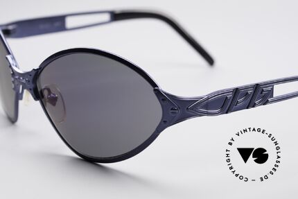 Jean Paul Gaultier 58-6111 Futuristische Sonnenbrille, sportlich & markant; ein echtes JPG Designerstück, Passend für Herren und Damen