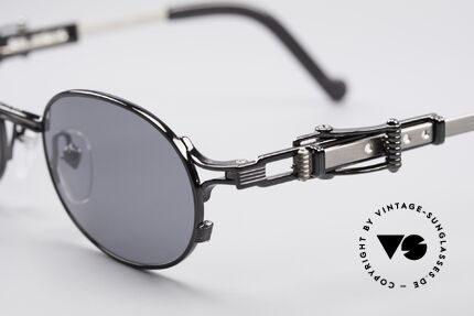 Jean Paul Gaultier 56-0020 Ovale Gürtelschnalle Brille, verstellbare Bügel in Form einer Gürtelschnalle; genial!, Passend für Herren