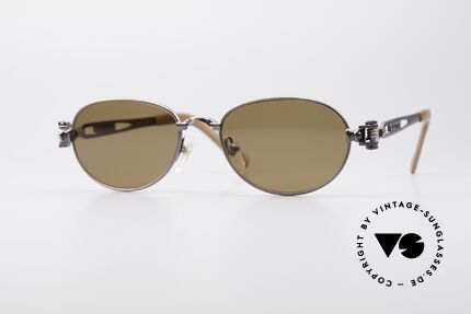 Jean Paul Gaultier 56-8102 Steampunk Vintage Brille, interessante vintage Jean Paul Gaultier Sonnenbrille, Passend für Herren und Damen