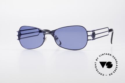 Jean Paul Gaultier 58-5107 No Retro Vintage Sonnenbrille, ausdrucksstarke vintage Sonnenbrille von Gaultier, Passend für Herren und Damen