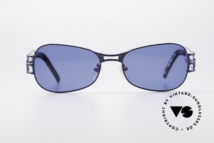 Jean Paul Gaultier 58-5107 No Retro Vintage Sonnenbrille, Metallgestell mit hochwertiger matter Lackierung, Passend für Herren und Damen