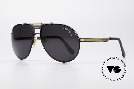 Alfa Romeo 112 80er Liebhaber Sonnenbrille, Alfas Interpretation der Piloten-Sonnenbrille von 1986, Passend für Herren