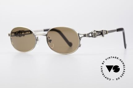 Jean Paul Gaultier 56-0020 Gürtelschnalle Sonnenbrille, typisch Gaultier: Alltagsgegenstände als Design-Details, Passend für Herren