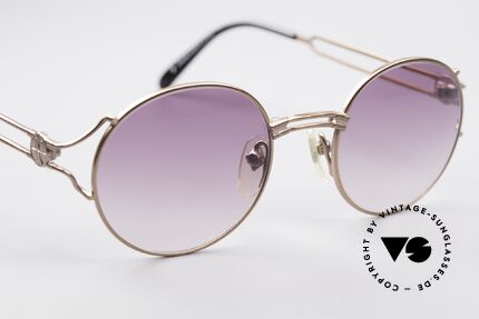 Jean Paul Gaultier 57-6102 Runde Designersonnenbrille, KEINE RETRObrille; ein kostbares ORIGINAL von 1996!, Passend für Herren und Damen