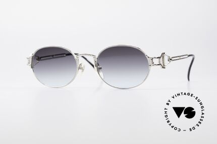 Jean Paul Gaultier 55-5110 Steampunk 90er Sonnenbrille, außergewöhnliche Jean Paul Gaultier 90er Brille, Passend für Herren und Damen