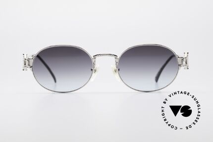 Jean Paul Gaultier 55-5110 Steampunk 90er Sonnenbrille, spektakuläres Rahmen-Design und Sonnengläser, Passend für Herren und Damen