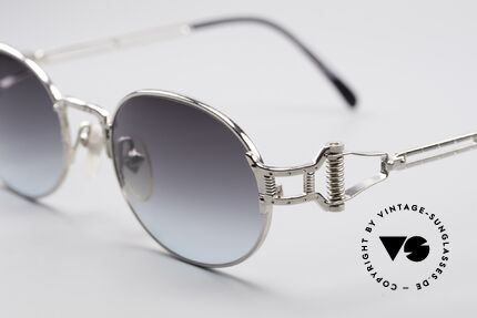 Jean Paul Gaultier 55-5110 Steampunk 90er Sonnenbrille, die Fassung ist natürlich auch optisch verglasbar, Passend für Herren und Damen