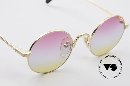Jean Paul Gaultier 55-9671 Vergoldete Runde Fassung, KEINE RETRObrille, sondern ein 90er JPG Original!, Passend für Herren und Damen Jean Paul Gaultier 55-9671 Vergoldete Runde Fassung, KEINE RETRObrille, sondern ein 90er JPG Original!, Passend für Herren und Damen