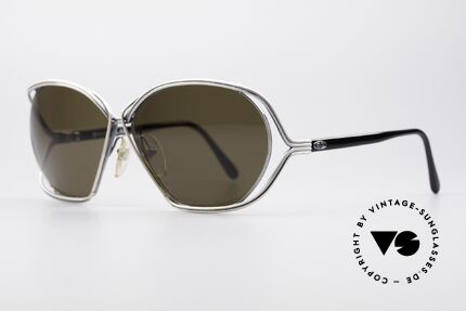 Christian Dior 2499 1980er Damen Sonnenbrille, schwungvoll, künstlerische Rahmengestaltung, top!, Passend für Damen