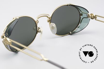 Jean Paul Gaultier 58-6105 Terminator Steampunk Brille, ungetragenes Einzelstück für Kunst- u. Modeliebhaber, Passend für Herren und Damen