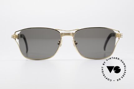Jean Paul Gaultier 56-4173 Eckige Designer Sonnenbrille, typisches mechanisches J.P.G. Industrie-Design, Passend für Herren