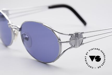 Jean Paul Gaultier 58-5106 Ovale JPG Steampunk Brille, absolute vintage Rarität in fühlbarem Top-Zustand, Passend für Herren und Damen