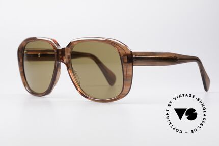Metzler 2070 Old School 70er Sonnenbrille, mit Zeiss Umbral Mineralgläsern (100% UV & kratzfest), Passend für Herren