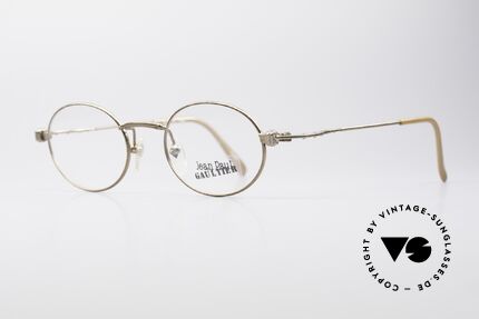 Jean Paul Gaultier 55-6105 Ovale Vintage Fassung 90er, enorm hochwertig (typisch Gaultier), made in JAPAN, Passend für Herren und Damen Jean Paul Gaultier 55-6105 Ovale Vintage Fassung 90er, enorm hochwertig (typisch Gaultier), made in JAPAN, Passend für Herren und Damen