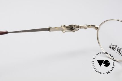 Jean Paul Gaultier 55-0039 Ovale Titanium Brille, KEINE Retrobrille, sondern ein über 20J. altes ORIGINAL, Passend für Herren und Damen