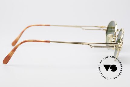 Jean Paul Gaultier 55-4173 Ovale Vintage Sonnenbrille, KEINE Retro-Mode; ein ca. 20 Jahre altes ORIGINAL!, Passend für Herren und Damen