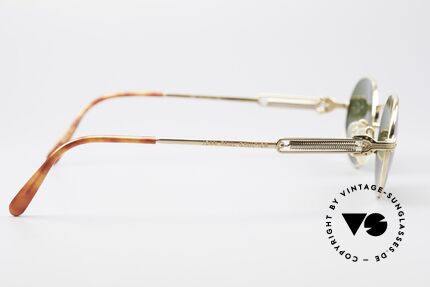 Jean Paul Gaultier 55-5104 Ovale Designer Sonnenbrille, Größe: medium, Passend für Herren und Damen