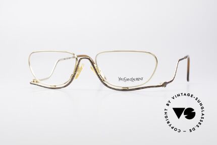 Yves Saint Laurent 4012 Y121 Extravagante Lesebrille, extravagante VINTAGE Damen Designer-Lesebrille, Passend für Damen