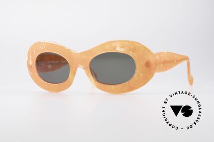Alain Mikli 4101 / 596 Jackie O Damen Sonnenbrille, französisches Sonnenbrillen-Design von Alain Mikli, Passend für Damen