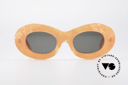 Alain Mikli 4101 / 596 Jackie O Damen Sonnenbrille, erinnert an die großen Sonnenbrillen diverser Stars, Passend für Damen