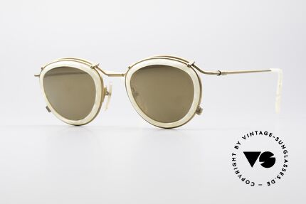 Jean Paul Gaultier 56-2271 Designer Steampunk Brille, vintage 1990er Jean Paul Gaultier Kult-Sonnenbrille, Passend für Herren und Damen