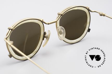 Jean Paul Gaultier 56-2271 Designer Steampunk Brille, Größe: large, Passend für Herren und Damen