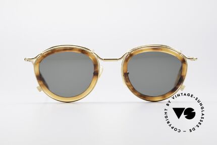 Jean Paul Gaultier 56-2271 Steampunk Designer Brille, edle Kombination der Formen, Farben & Materialien, Passend für Herren und Damen