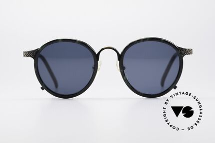 Jean Paul Gaultier 56-9273 Designer Panto Sonnenbrille, klassische Panto-Form interpretiert von JP Gaultier, Passend für Herren und Damen