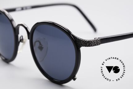 Jean Paul Gaultier 56-9273 Panto Designer Sonnenbrille, JPG Farbcode 2: 'smoke metal' und grau-marmoriert, Passend für Herren und Damen