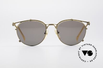 Jean Paul Gaultier 56-2171 Designer Panto Sonnenbrille, Pantobrillen-Form interpretiert vom franz. Designer, Passend für Herren und Damen