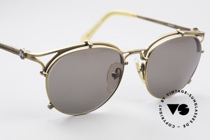 Jean Paul Gaultier 56-2171 Designer Panto Sonnenbrille, ungetragen; wie alle unsere vintage JPG Sonnenbrillen, Passend für Herren und Damen