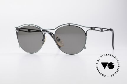 Jean Paul Gaultier 56-2174 Panto Stil 90er Sonnenbrille, zeitlose Gaultier Designersonnenbrille aus den 90ern, Passend für Herren und Damen Jean Paul Gaultier 56-2174 Panto Stil 90er Sonnenbrille, zeitlose Gaultier Designersonnenbrille aus den 90ern, Passend für Herren und Damen