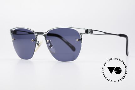 Jean Paul Gaultier 56-2173 Echt Vintage No Retro Brille, Sonnengläser (100% UV) sind randlos gefasst, Passend für Herren und Damen