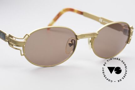 Jean Paul Gaultier 58-5105 Ovale Designer Sonnenbrille, ungetragen (wie alle unsere seltenen JPG Brillen), Passend für Herren und Damen