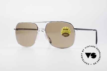 Zeiss 9211 Umbral Glas 80er Herrenbrille, monumentale ZEISS vintage Sonnenbrille von 1980, Passend für Herren
