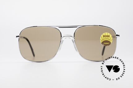 Zeiss 9211 Umbral Glas 80er Herrenbrille, unglaubliche Qualität (wie aus einem Stück / Guss), Passend für Herren